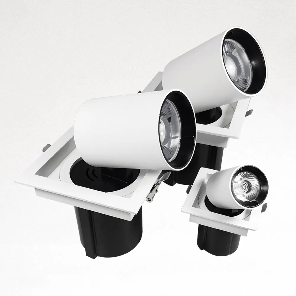 Recessed Aluminum COB LED Downlight 12W