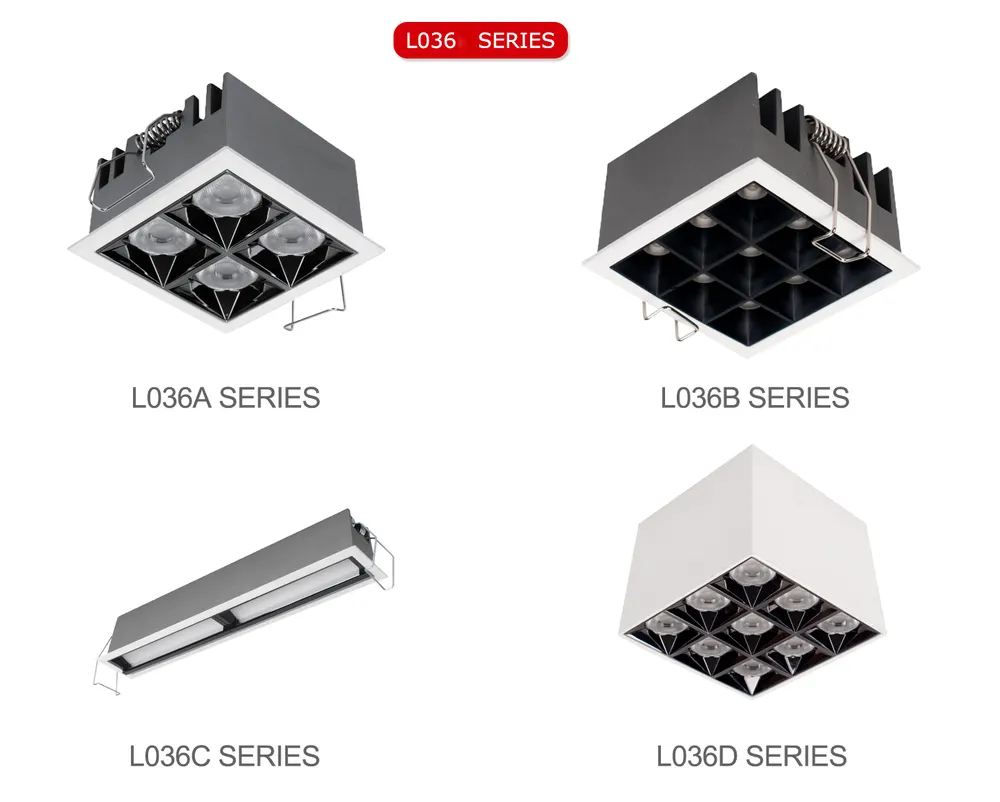 Anti-Glare Trimless Dimmable LED Downlight Black/White 3-20W