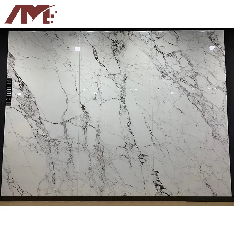 White Polished Sintered Stone Slab 1200x2700mm