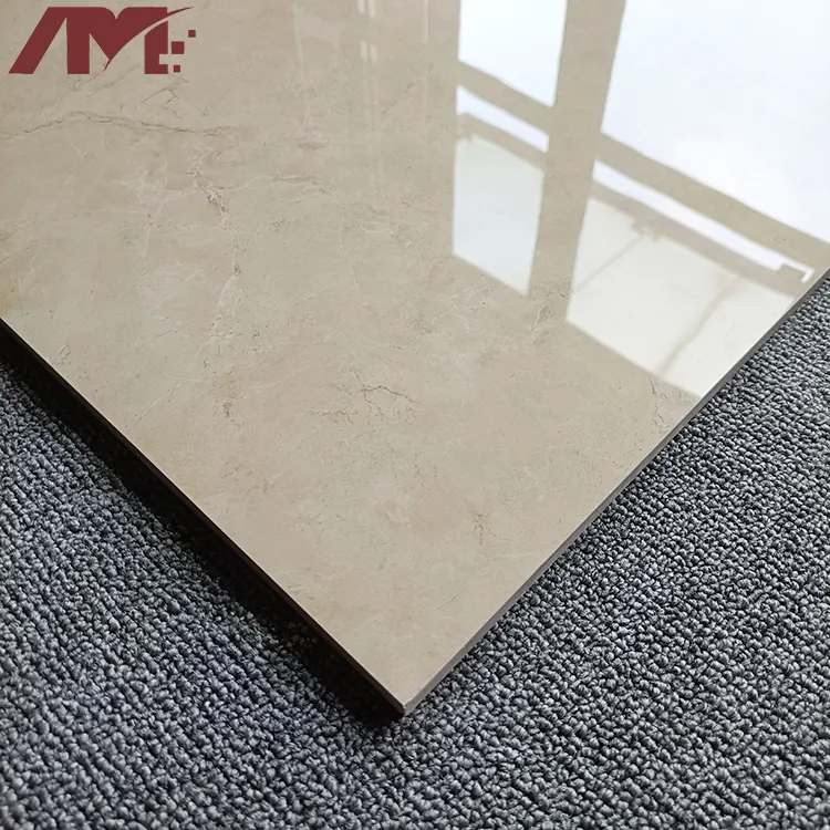 Calacatta Polished Porcelain Stair Tread Tile 600x600mm
