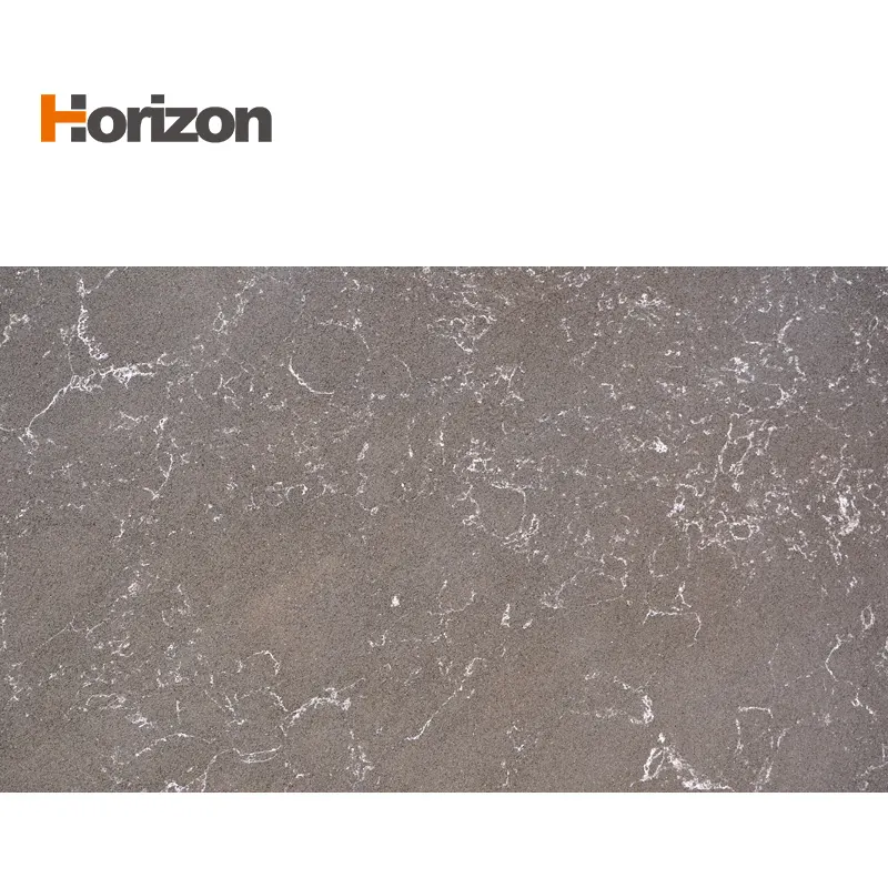 Jade-Look Brown Engineered Quartz Slab 3200x1600mm