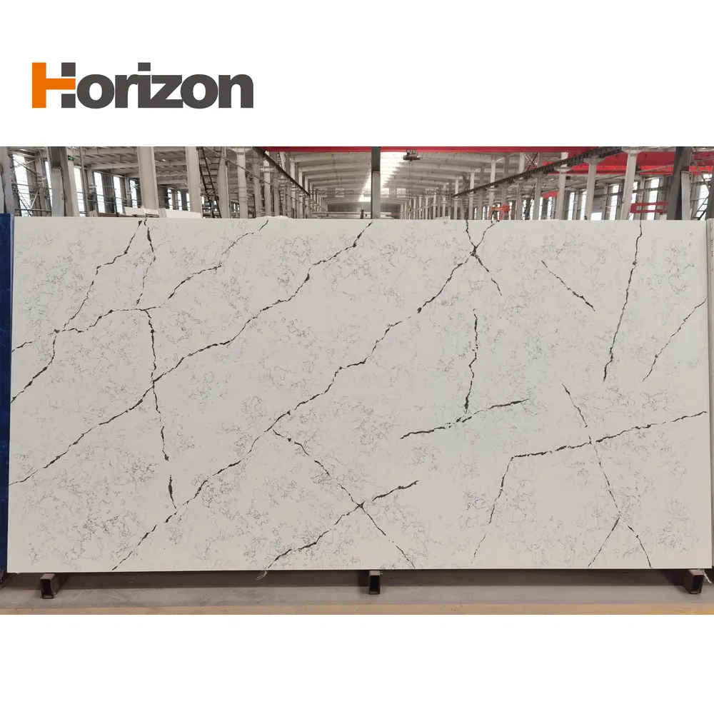 White Engineered Quartz Slab 3200x1600mm
