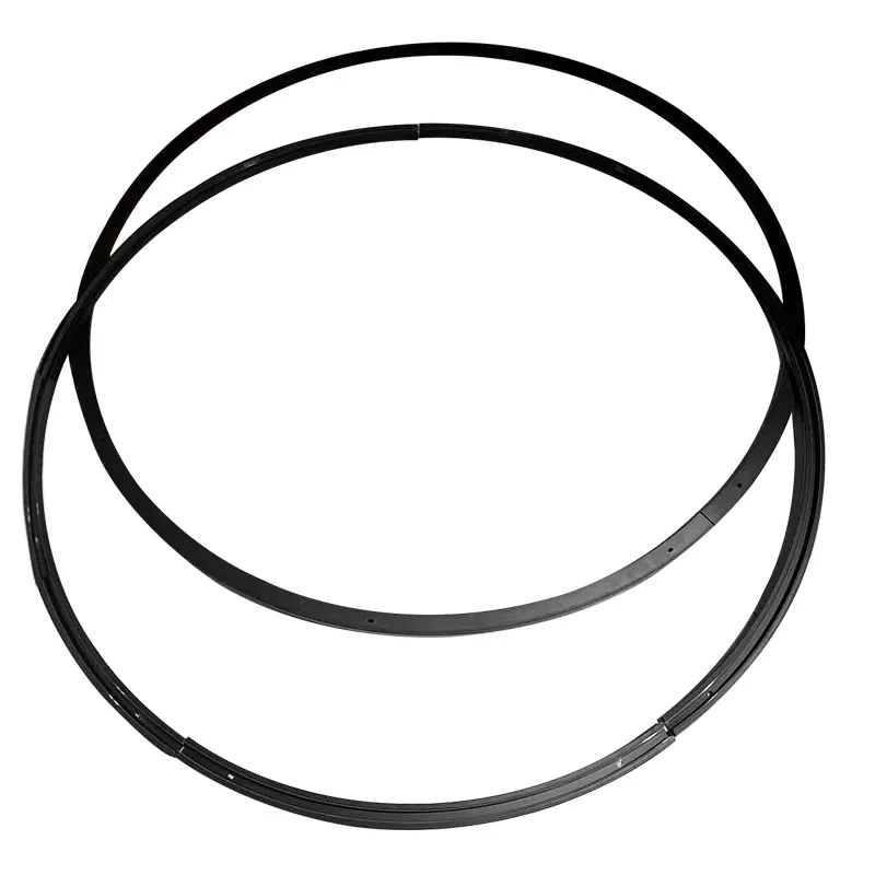 Aluminum Curved Lighting Track Rail 2/3/4-Wire