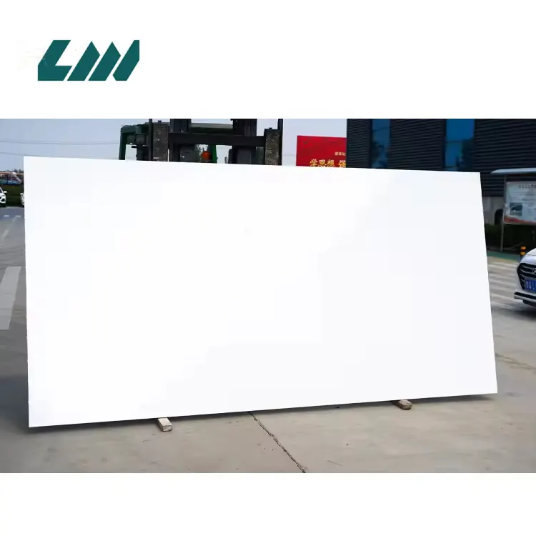 White Engineered Quartz Slab 3200x1600mm