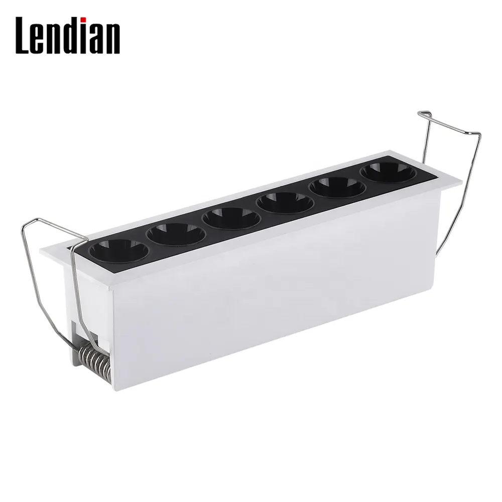 Trimless Surface-Mounted Square COB LED Downlight 9-36W 6500K