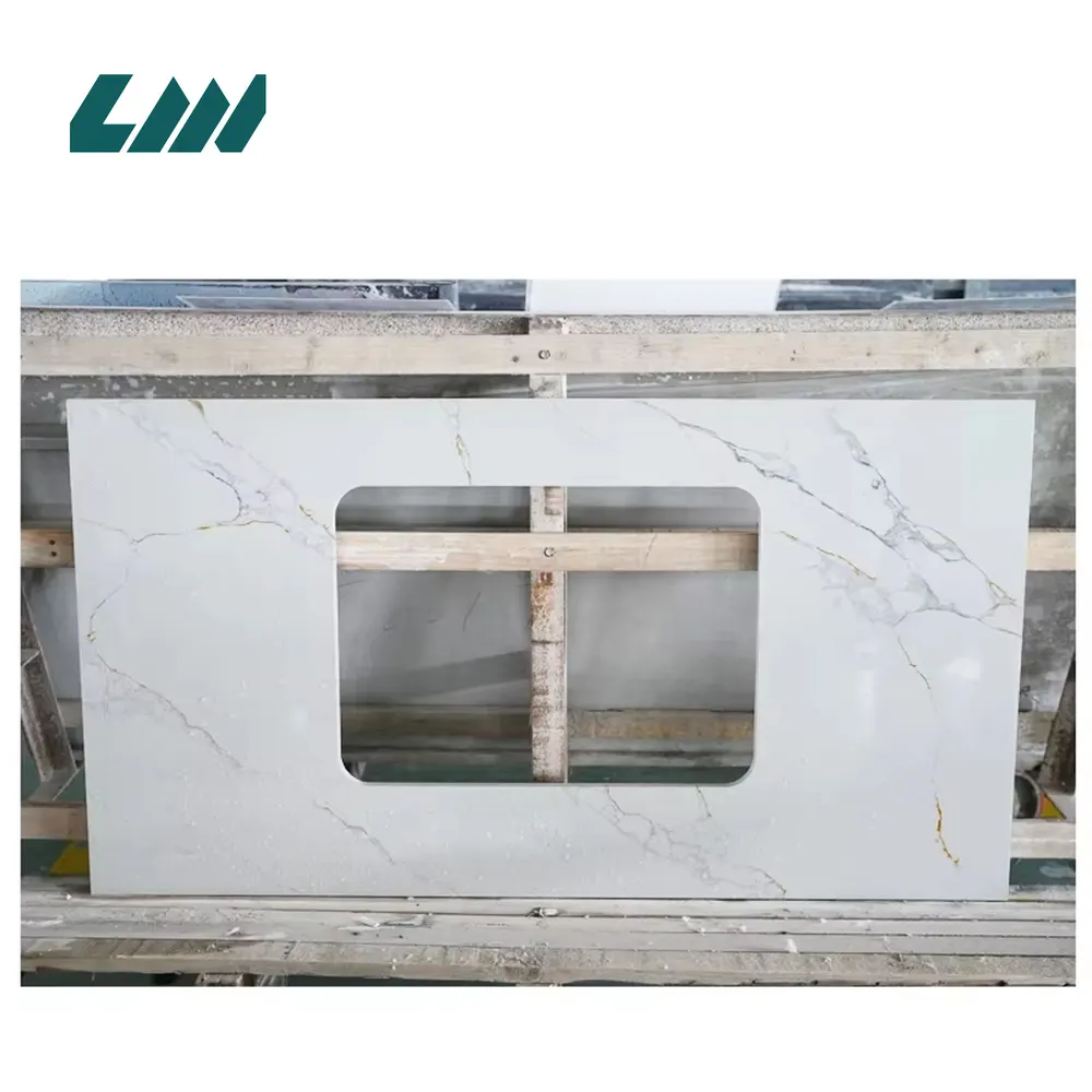Jade-Look Engineered Quartz Slab 3200x1600mm