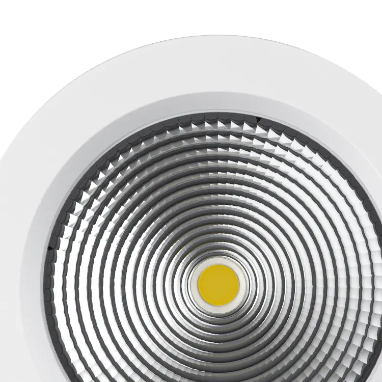 Anti-Glare Surface-Mounted Round COB LED Downlight 30-50W IP54