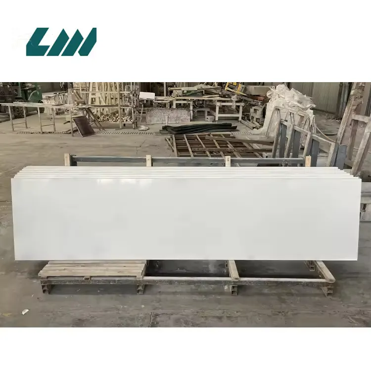 White Engineered Quartz Slab 3200x1600mm