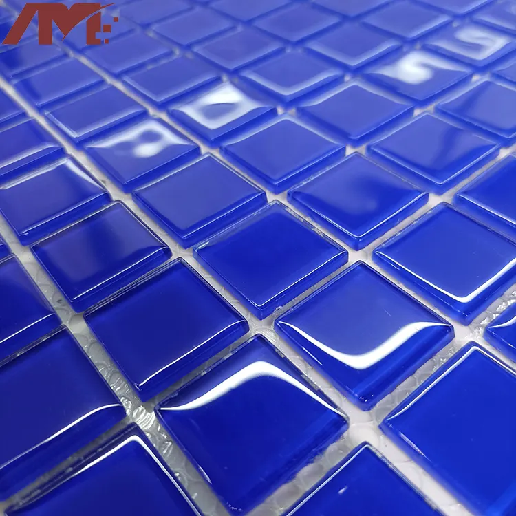 Blue Glass Mosaic Tile 305x305mm 6-8mm Thick