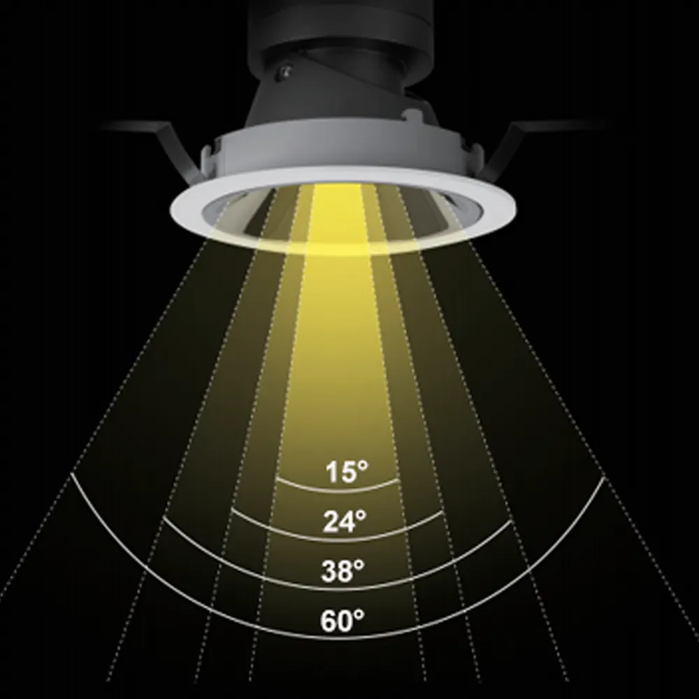 Adjustable Recessed Aluminum LED Downlight 35W 3in