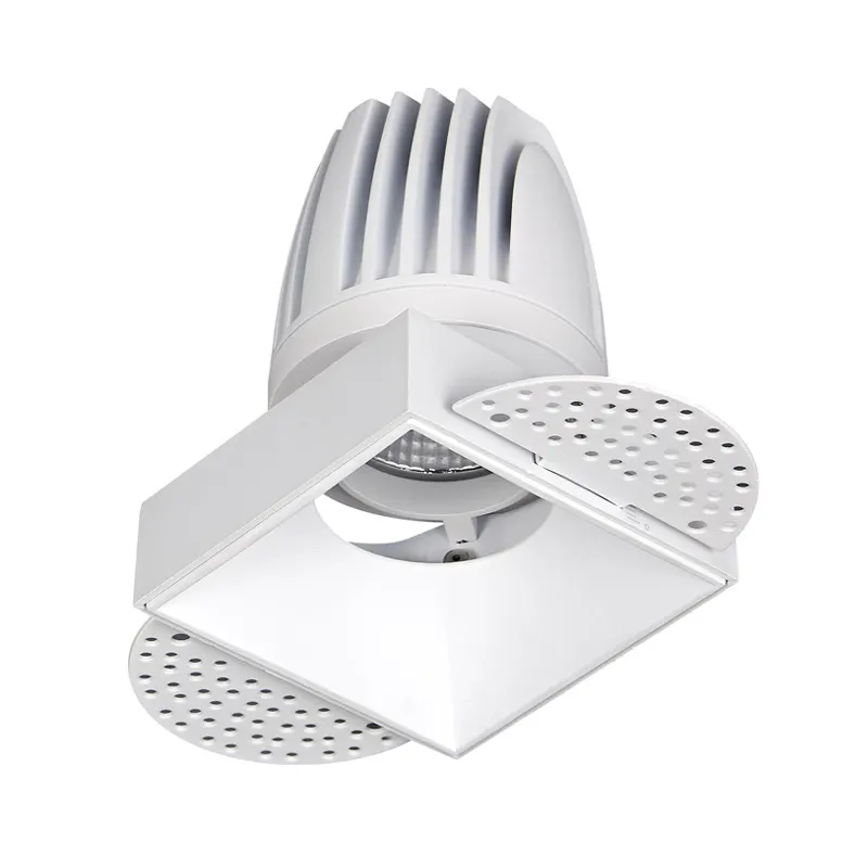Adjustable Trimless Recessed Square LED Downlight 5-12W