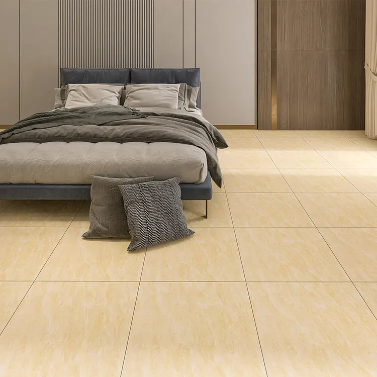 Non-Slip Stone-Look Matte Porcelain Wall And Floor Tile 600x600mm
