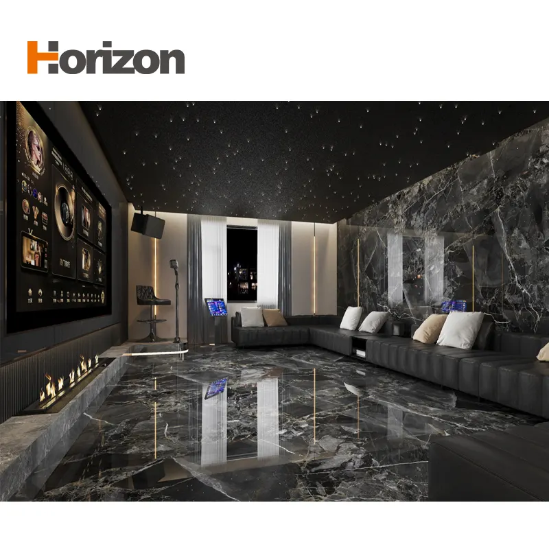 Blue Glossy Sintered Stone Slab 1600x3200mm