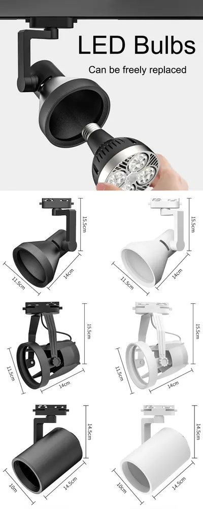 Aluminum LED PAR20 Spotlight Bulb 12W G12 85-265V 6000K