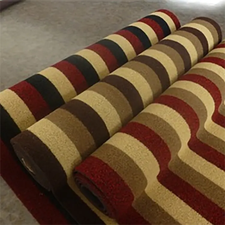 PVC Carpet Roll 4-7mm Thick With PVC Backing