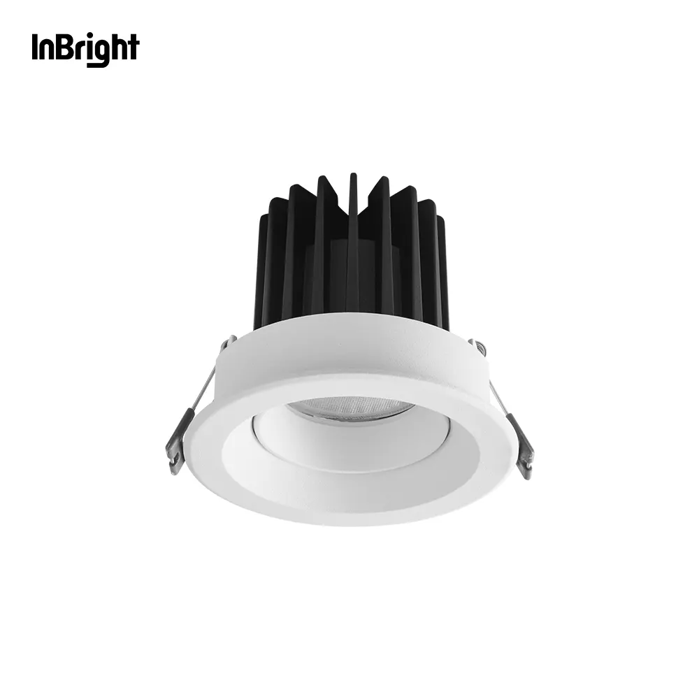 Anti-Glare Recessed Aluminum COB LED Downlight 8-25W IP65
