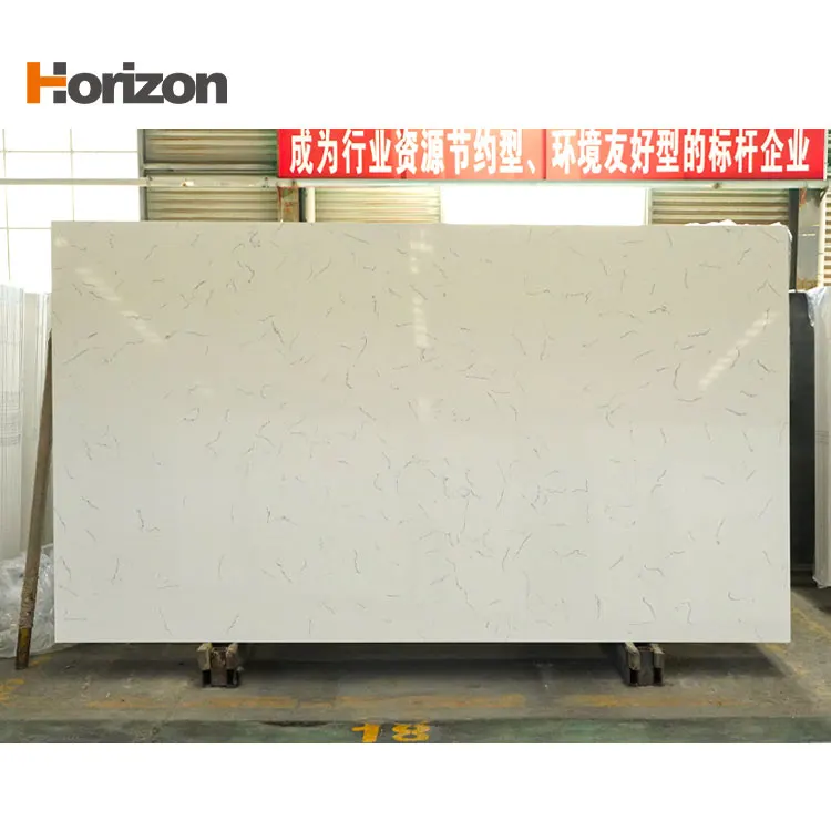 White Engineered Quartz Slab 3200x1600mm