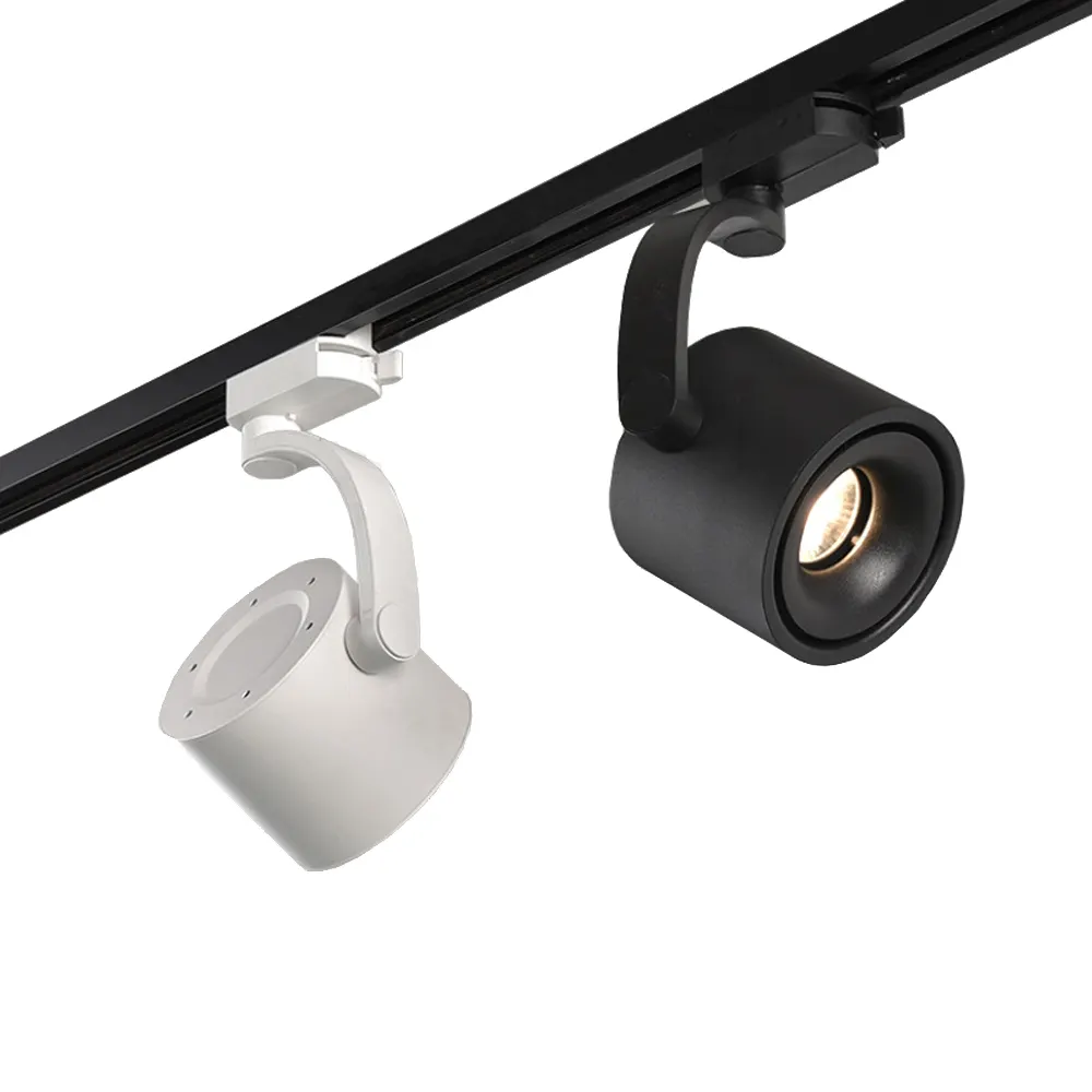 Aluminum LED Track Spotlight Black/White 12/15W 110V/220V