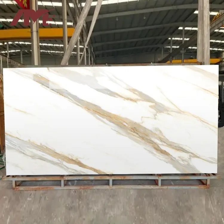 Marble-Look Porcelain Floor Tile 1600x3200mm product sample