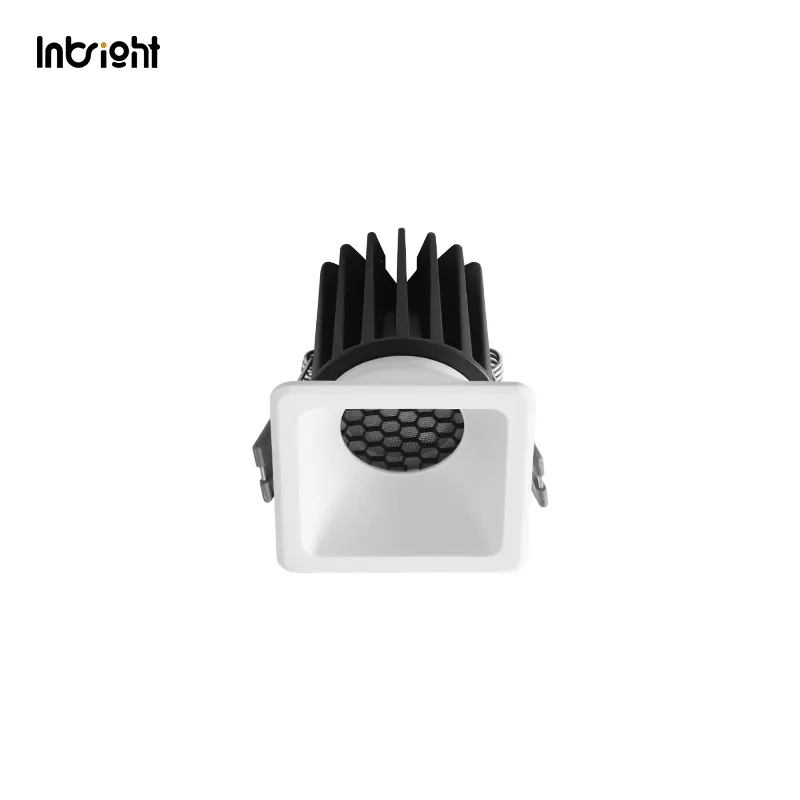 Recessed Square Aluminum LED Downlight 10W IP65