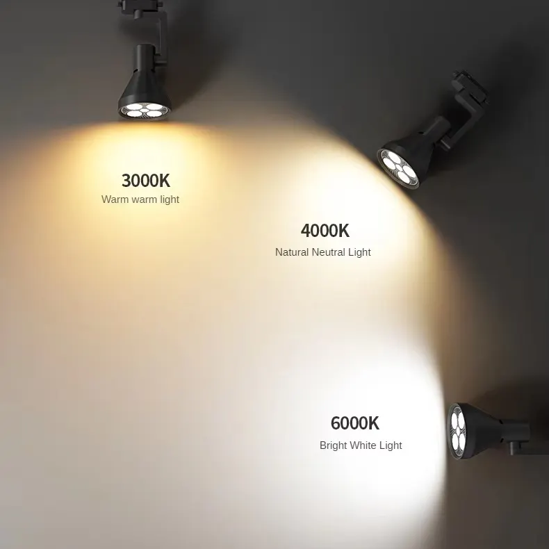 Aluminum LED Track Spotlight 25-45W