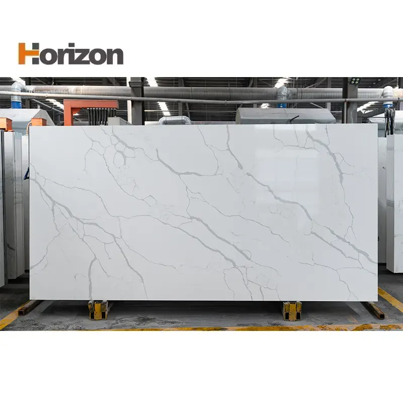 Calacatta Gray Engineered Quartz Slab 3200x1600mm