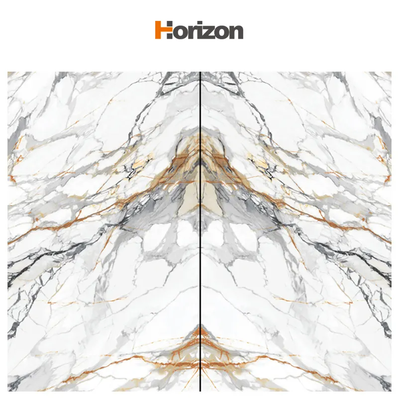 Marble-Look Sintered Stone Slab 3200x1600mm