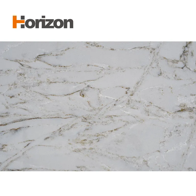 Calacatta White Engineered Quartz Slab 3200x1600mm
