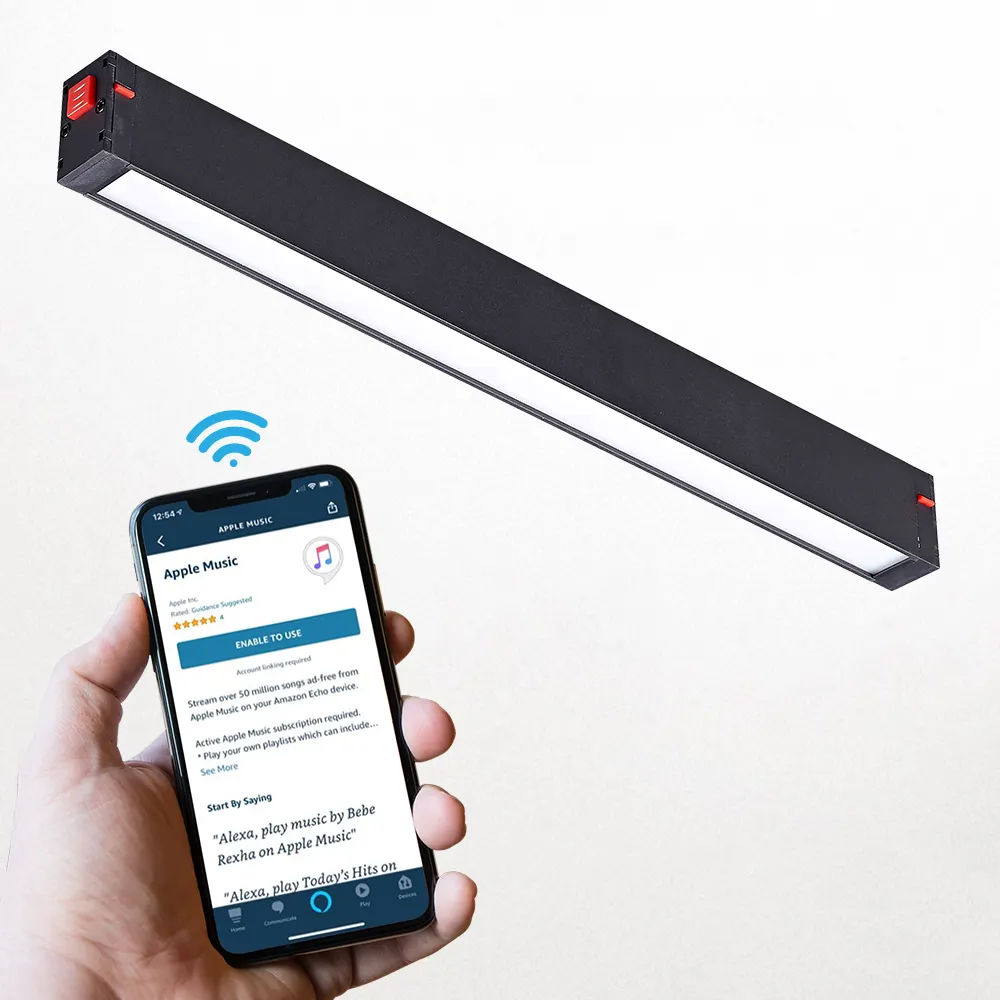 Smart Dimmable Aluminum Magnetic LED Track Lighting System 7-27W