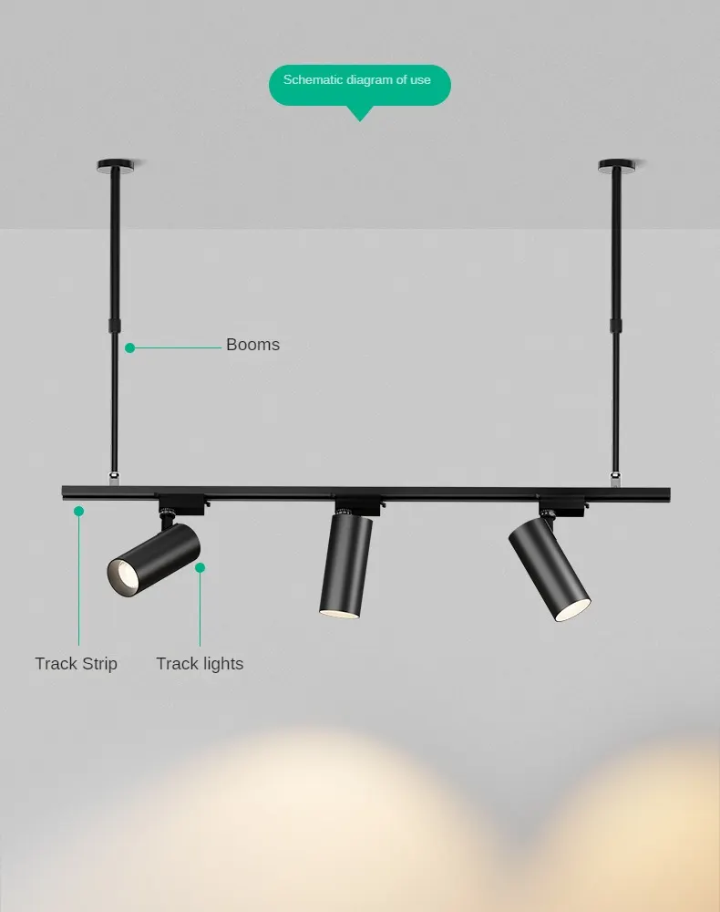 Aluminum LED Track Spotlight 25-45W