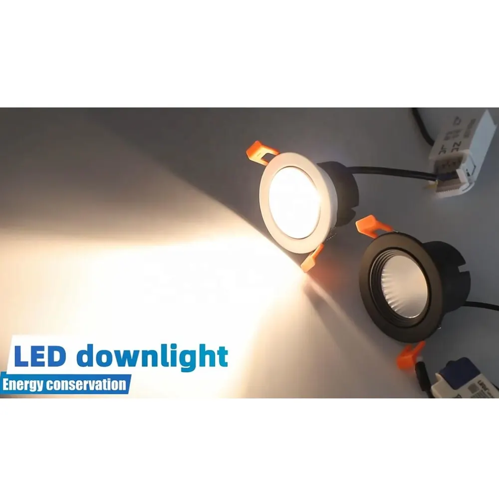 Adjustable Recessed Aluminum LED Downlight 5W