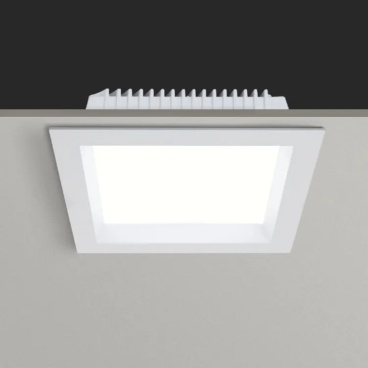 Dimmable Recessed Square LED Downlight 12-25W