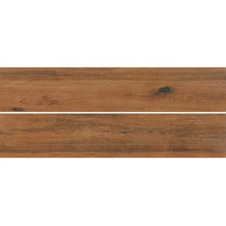 Wood-Look Glazed Porcelain Floor Tile 200x1000mm
