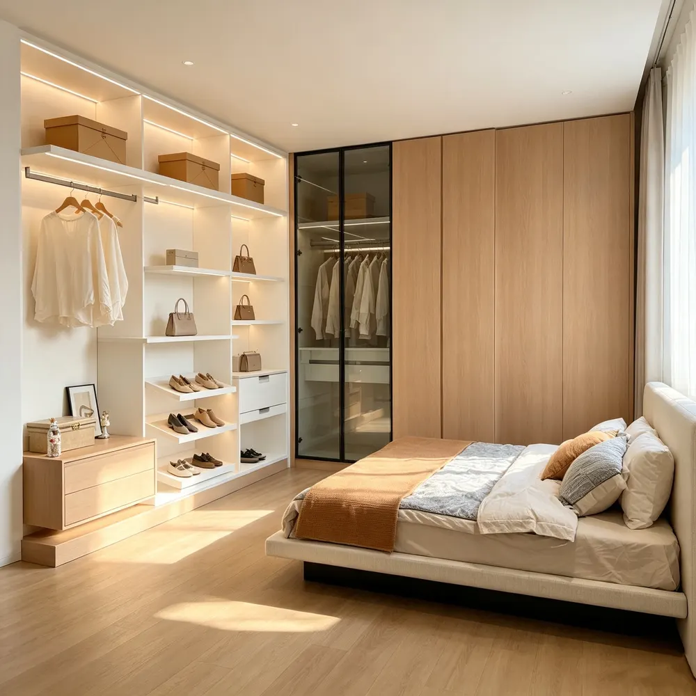 Modern Bedroom Wardrobe For Clothing Storage