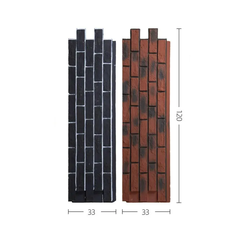 3D-Textured PU Stone-Look Wall Panel For Interior And Exterior Wall Cladding