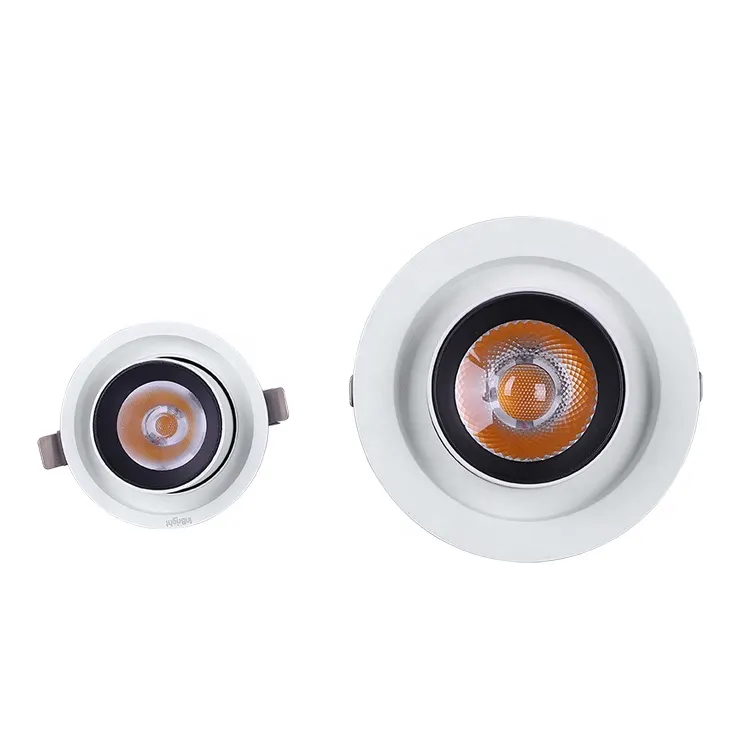 Dimmable Recessed Aluminum COB LED Downlight 10-25W