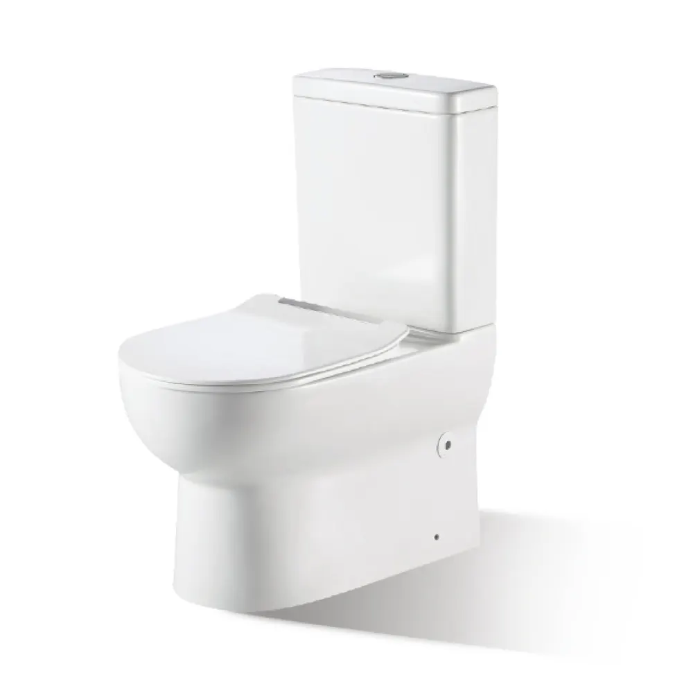 White Dual-Flush Two-Piece Ceramic Toilet