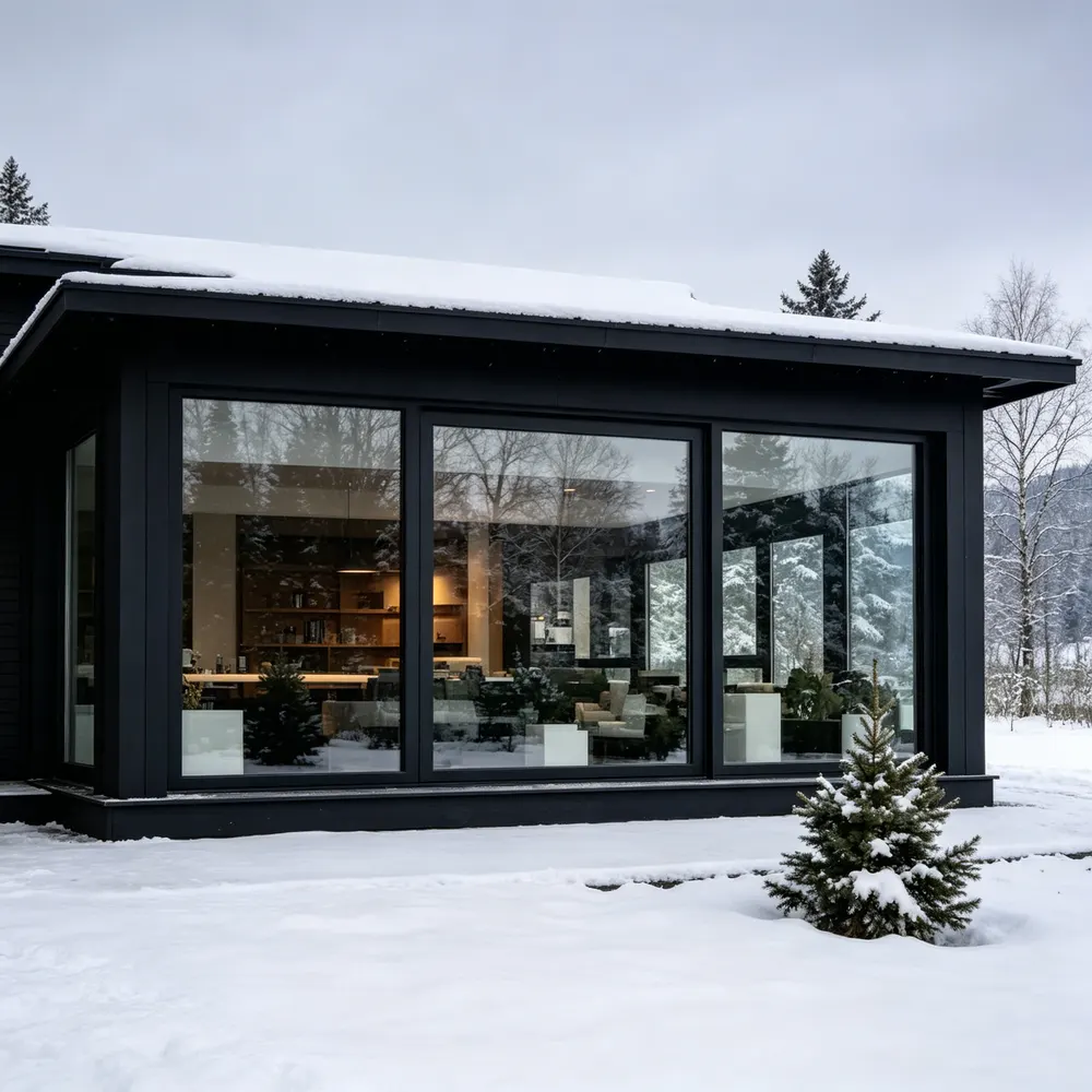 Thermal-Break Aluminum Sliding Window 5+12A+5mm
