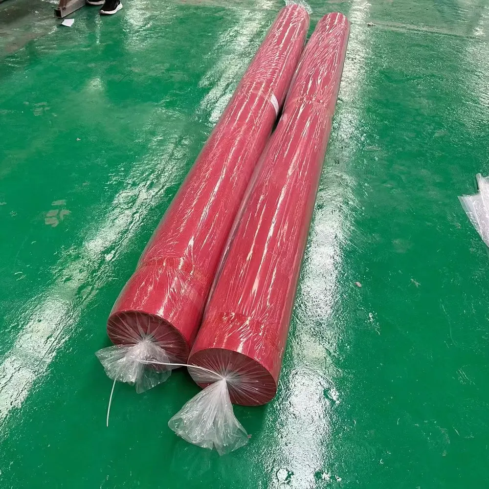 Needle-Punched Red Polyester Exhibition And Event Carpet