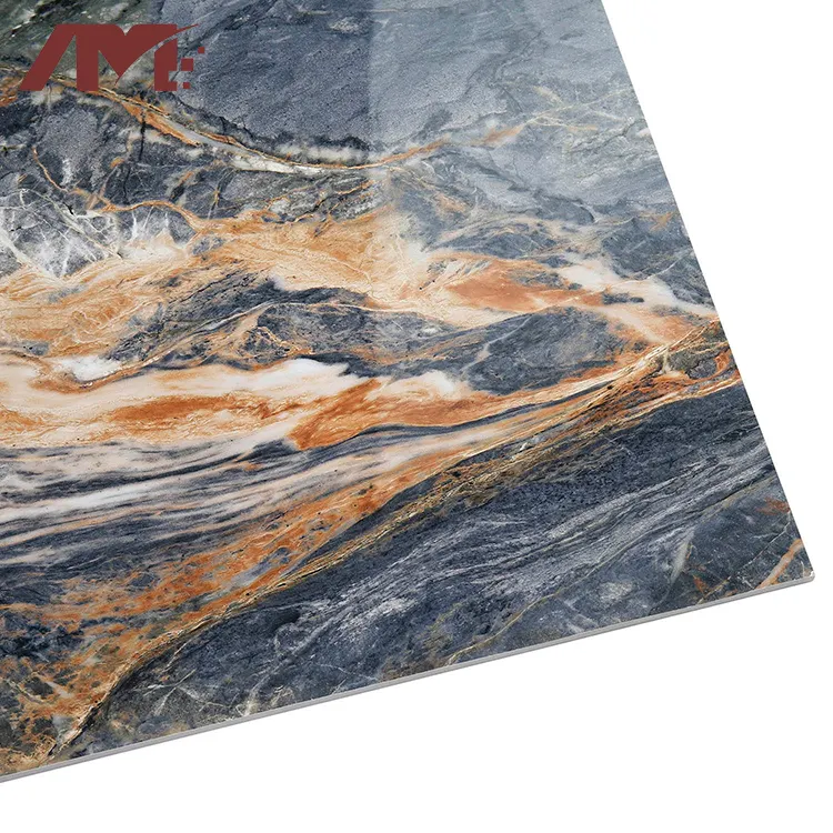 Non-Slip Marble-Look Porcelain Wall And Floor Tile 600x600mm