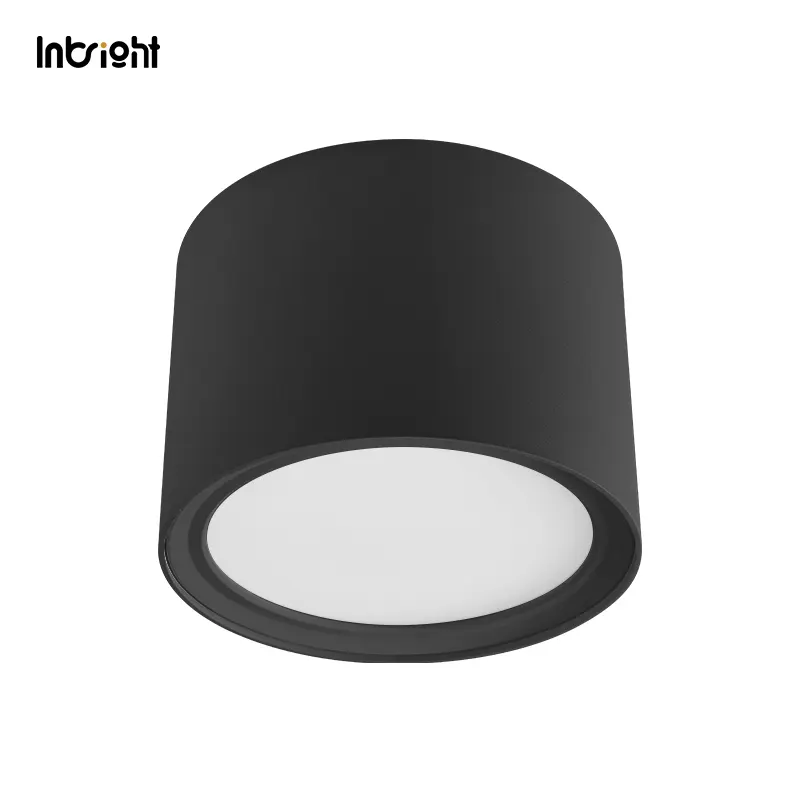 Anti-Glare Adjustable Dimmable Surface-Mounted LED Downlight Black/White 15-50W IP65