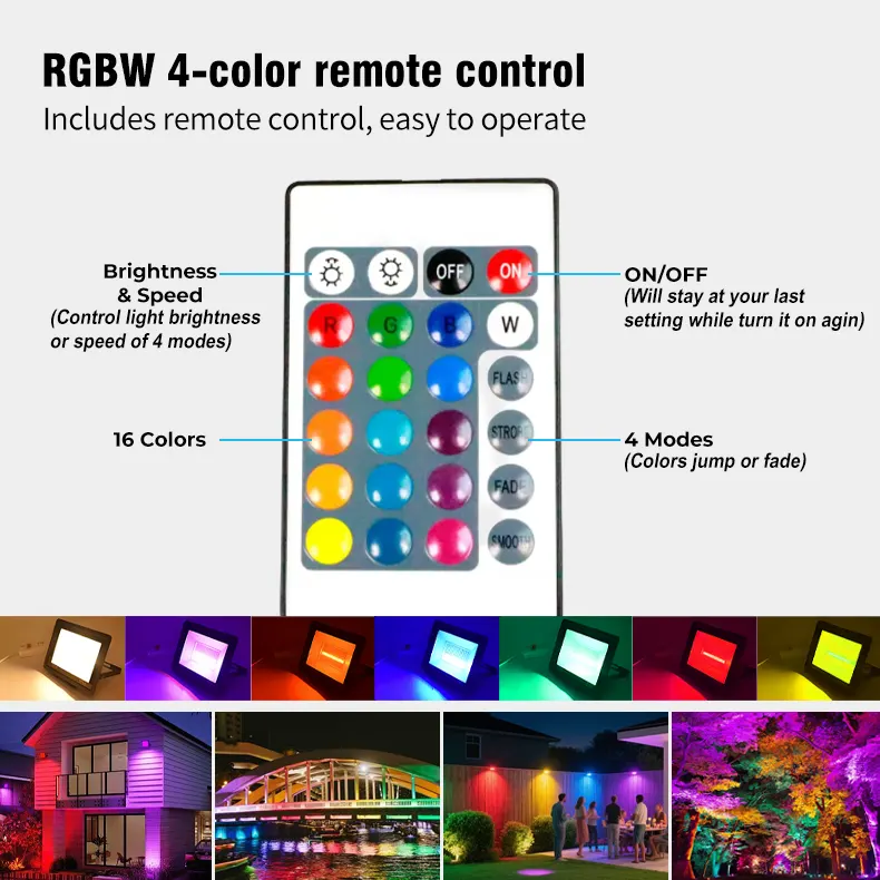 Aluminum RGB LED Wall Washer 50W IP65 DMX512