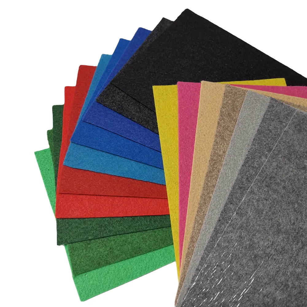 Red Polyester Exhibition And Event Carpet 1-4mm Thick