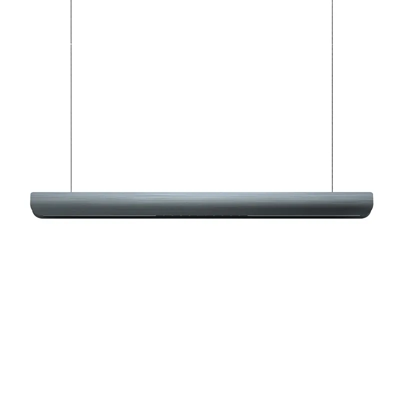 Aluminum Linear LED Pendant Light 55x83x1200mm Gold 36/48W