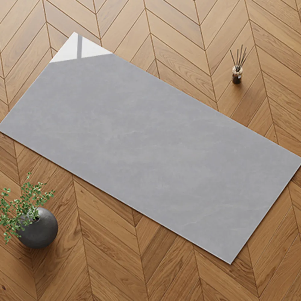 Stone-Look Polished Porcelain Floor Tile 750x1500mm