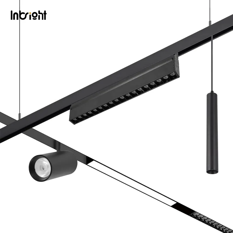 Adjustable Smart Dimmable Magnetic LED Track Spotlight 12W 48V product sample