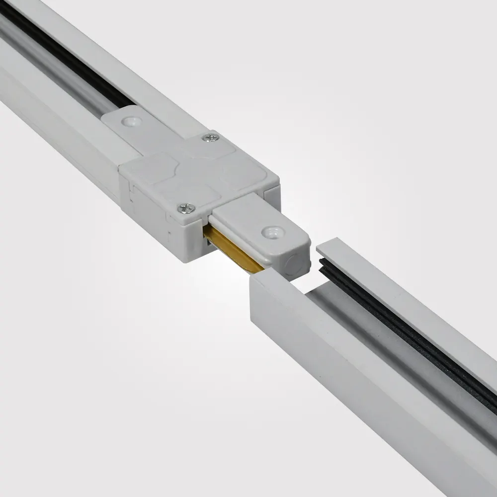 Aluminum T-Connector for Track Lighting White