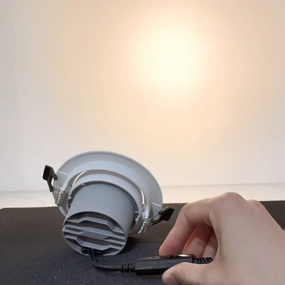 Rotatable Recessed Aluminum LED Downlight 5-18W 70mm