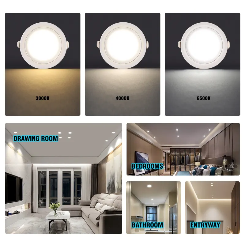 Recessed Aluminum LED Downlight 6in