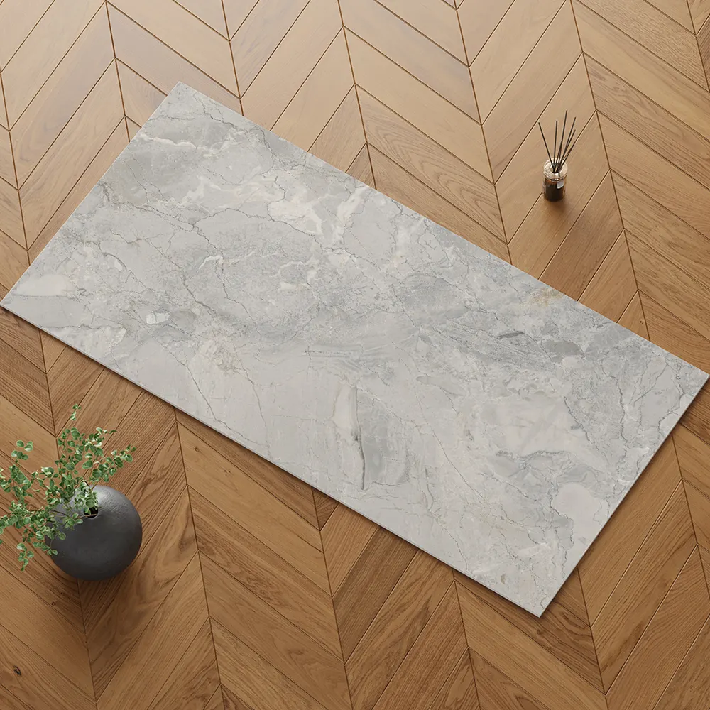 Stone-Look Polished Porcelain Wall Tile 750x1500mm
